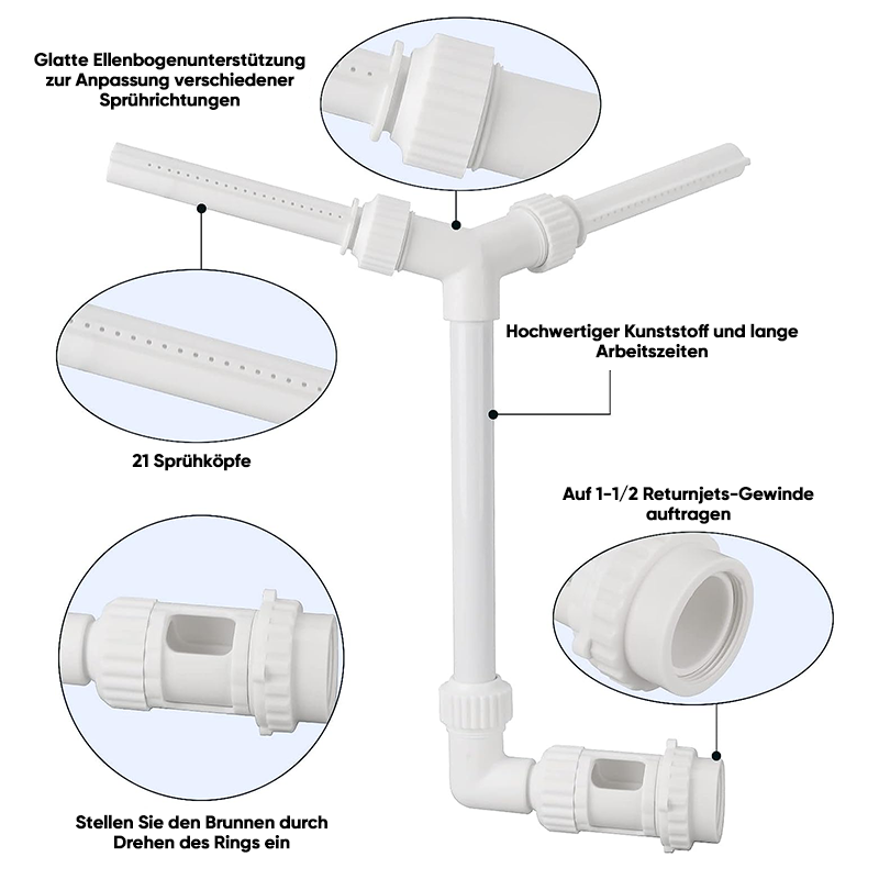 Sprühgerät für Poolbrunnen