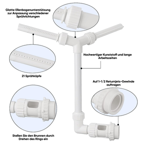 Sprühgerät für Poolbrunnen
