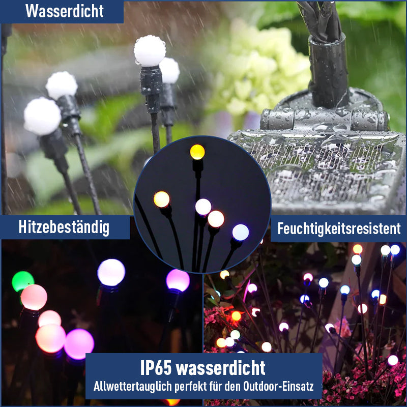 Solar Garten LED Glühwürmchen Steckleuchte