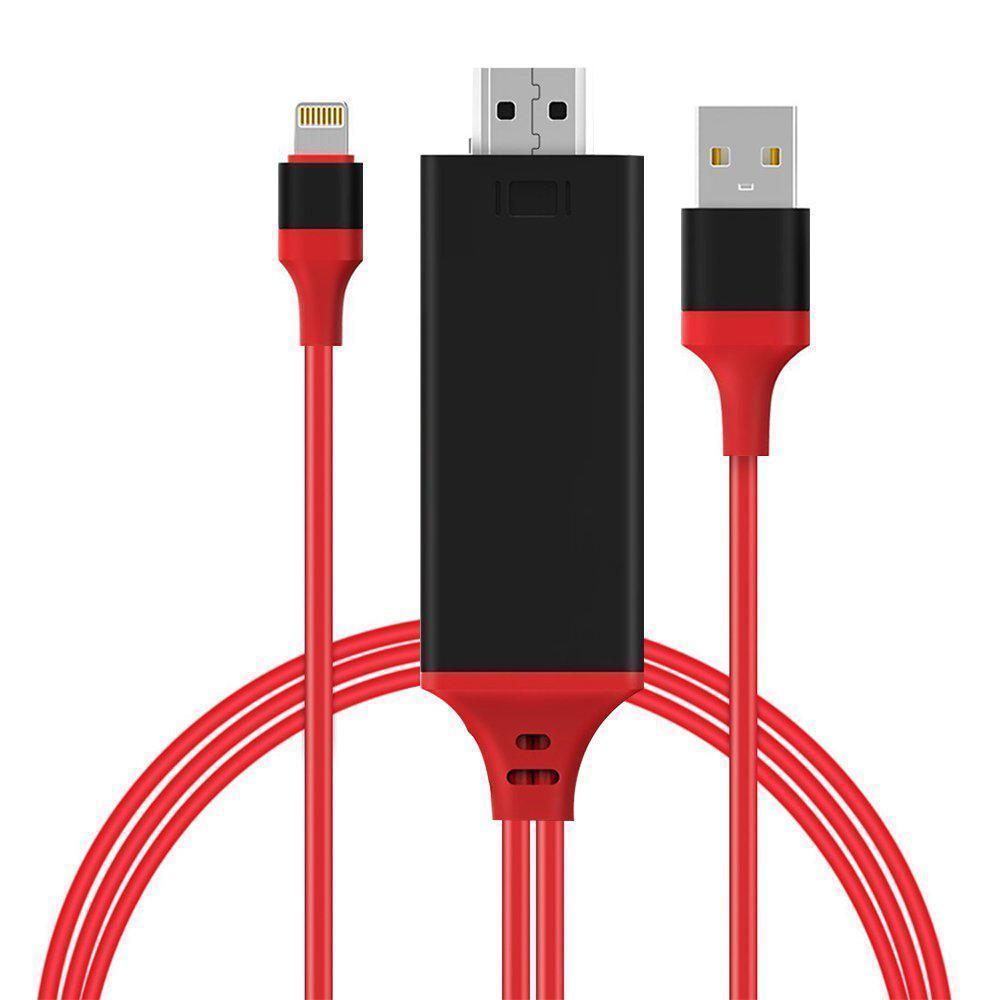 HDMI Kabel, 1080P, Transmit Audio und Video Heimkino für iOS und Android