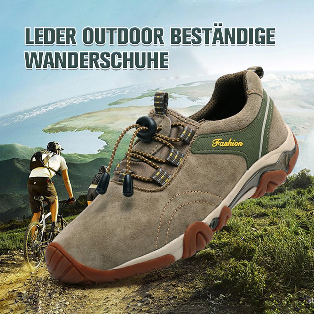 Herren Leder Outdoor Rutschfeste Wanderschuhe