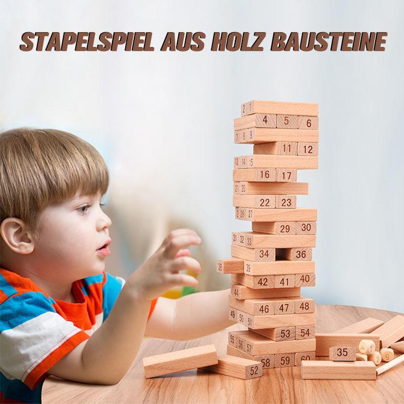 Holz Bausteine Stapelspiele