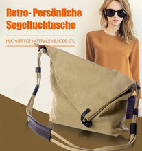 Laden Sie das Bild in den Galerie-Viewer, Modische literarische retro Segeltuchtasche