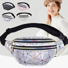 Laden Sie das Bild in den Galerie-Viewer, Geometrische Rhombus Laser wasserdichte Brusttasche