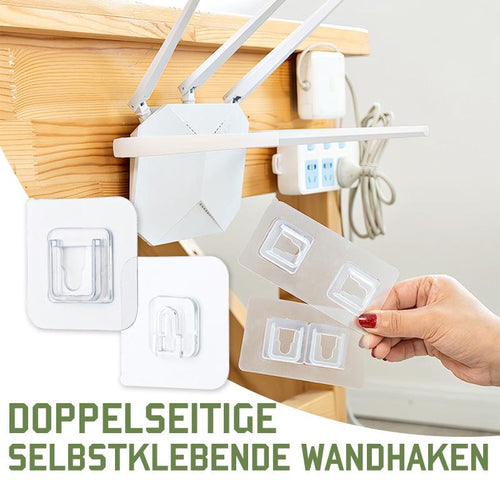 Doppelseitige selbstklebende Wandhaken