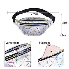 Laden Sie das Bild in den Galerie-Viewer, Geometrische Rhombus Laser wasserdichte Brusttasche