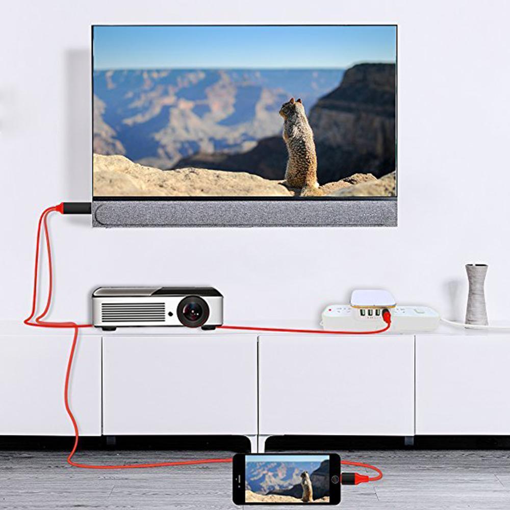 HDMI Kabel, 1080P, Transmit Audio und Video Heimkino für iOS und Android