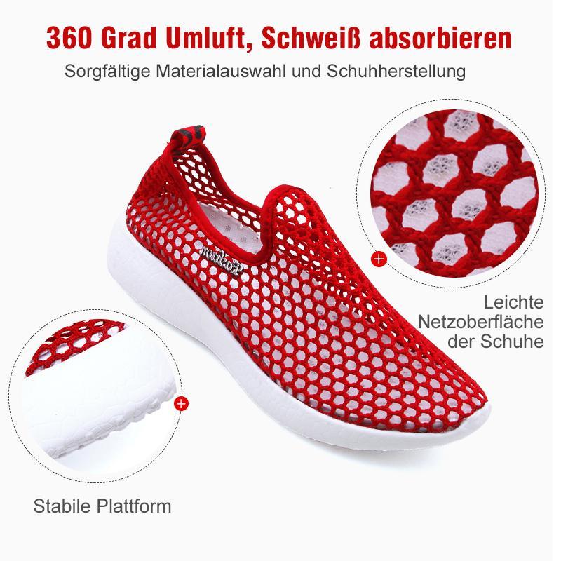 Damen leichtes und atmungsaktives Mesh Turnschuhe