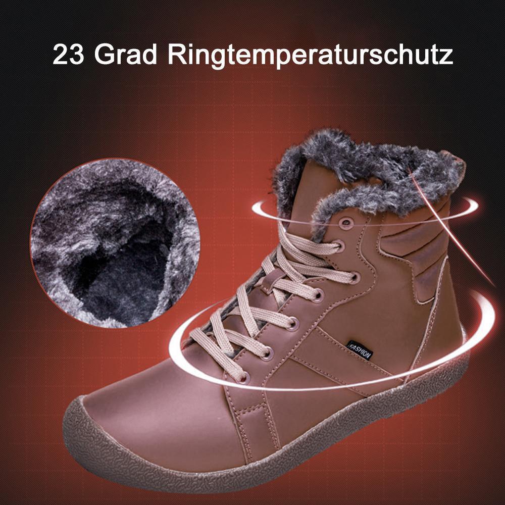 Wasserdichtes Outdoor Pelz gefütterte Winter warme hoche Schuhe