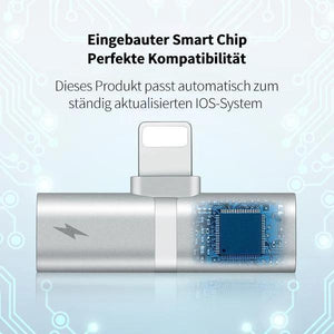 4 in 1 Kopfhörer Blitzadapter für iPhone