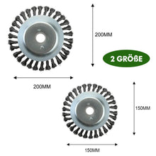 Laden Sie das Bild in den Galerie-Viewer, Runde Twist Wire Wheel Bürste zum Bürsten- / Unkrautschneiden