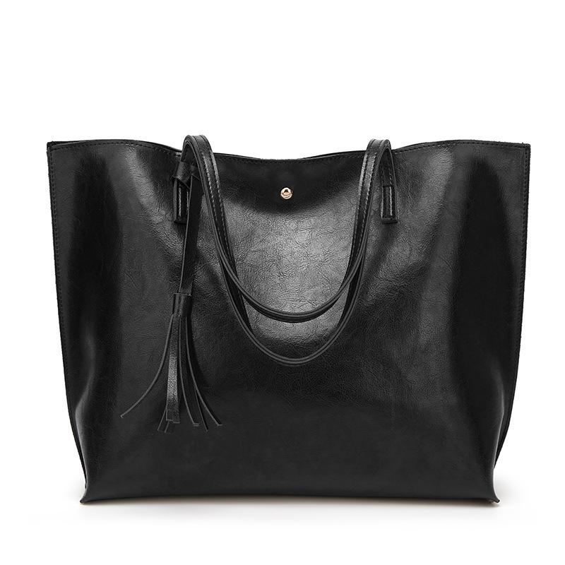 Modische Damen Tasche mit Quasten