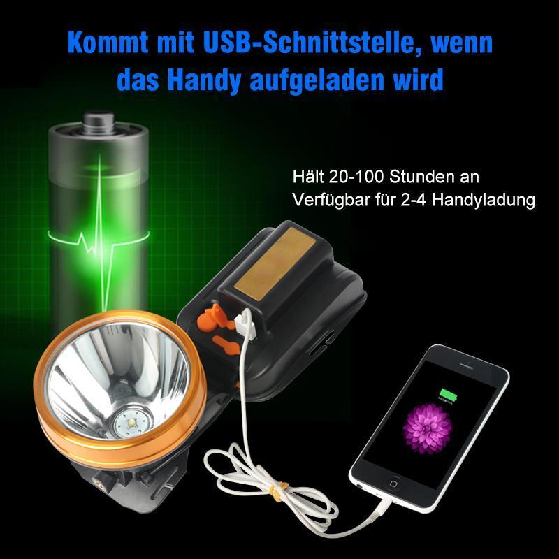 Super helle Scheinwerfer wiederaufladbare LED-Strahler