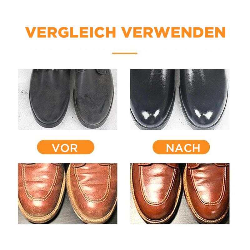 Doppelseitiges Lederschuhschwammtuch