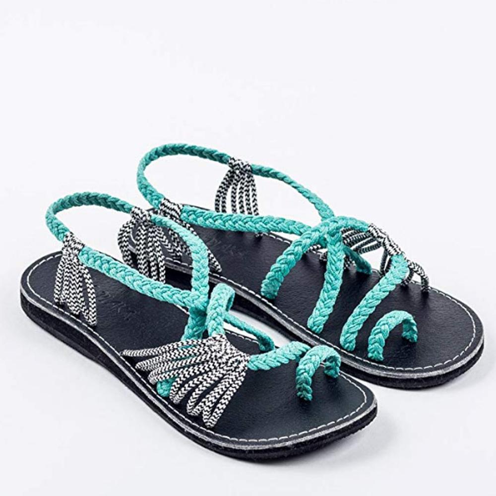 Flip Flops Kreuzband Geflochtene Sandalen