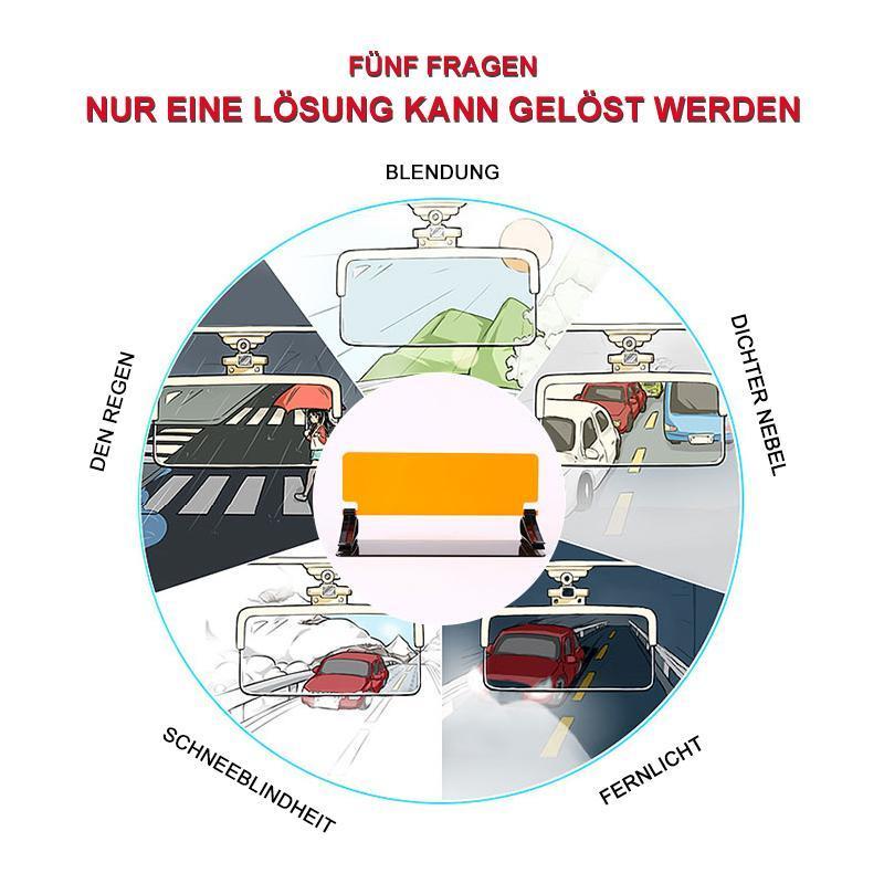 Transparente, blendfreie Sonnenblende für Autos