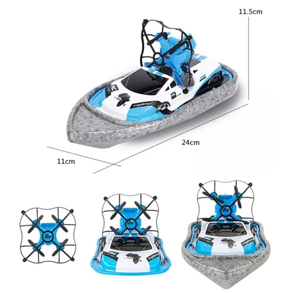 Globale Rennwagen-Boot-Drohne 3 in 1