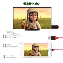 Laden Sie das Bild in den Galerie-Viewer, HDMI Kabel, 1080P, Transmit Audio und Video Heimkino für iOS und Android