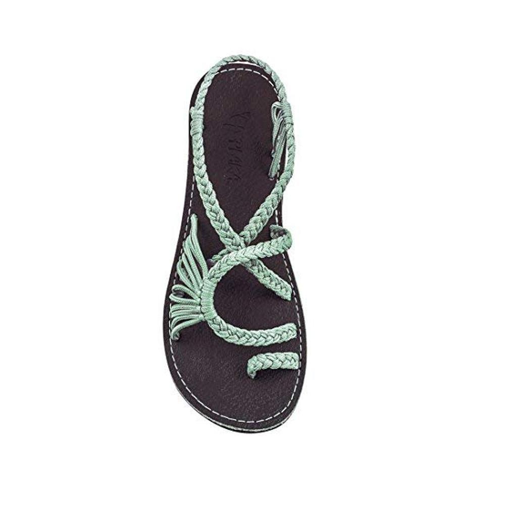 Flip Flops Kreuzband Geflochtene Sandalen