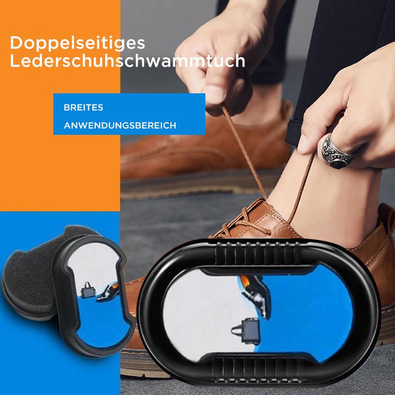 Doppelseitiges Lederschuhschwammtuch