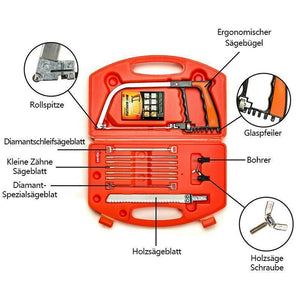 Multifunktionale Kleine Handbügelsäge Set 12-in-1