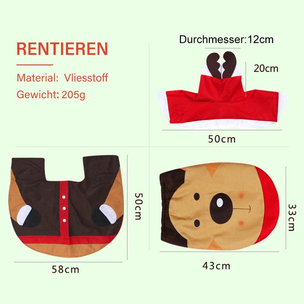 Weihnachten Toilettensitz Abdeckung Dekorationen