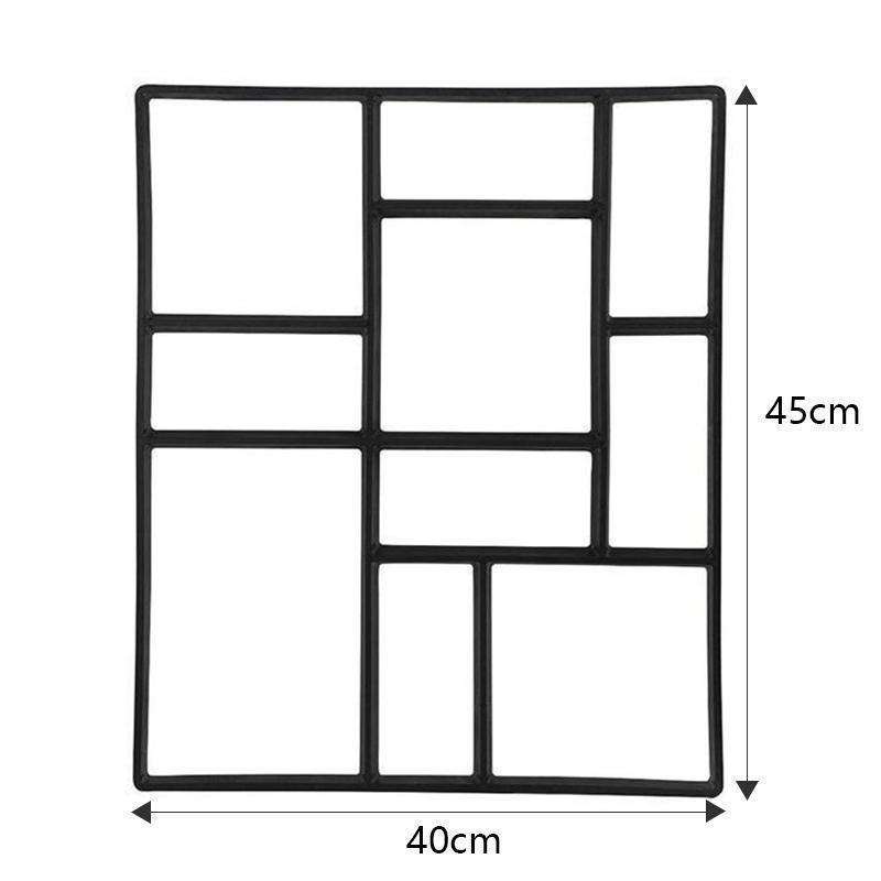 DIY Pflastern Form（36 * 36cm/45 * 40cm）